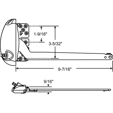 Strybuc X Drive Casement Operator 36-500W-XD